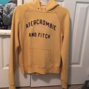 Yellow Abercrombie hoodie